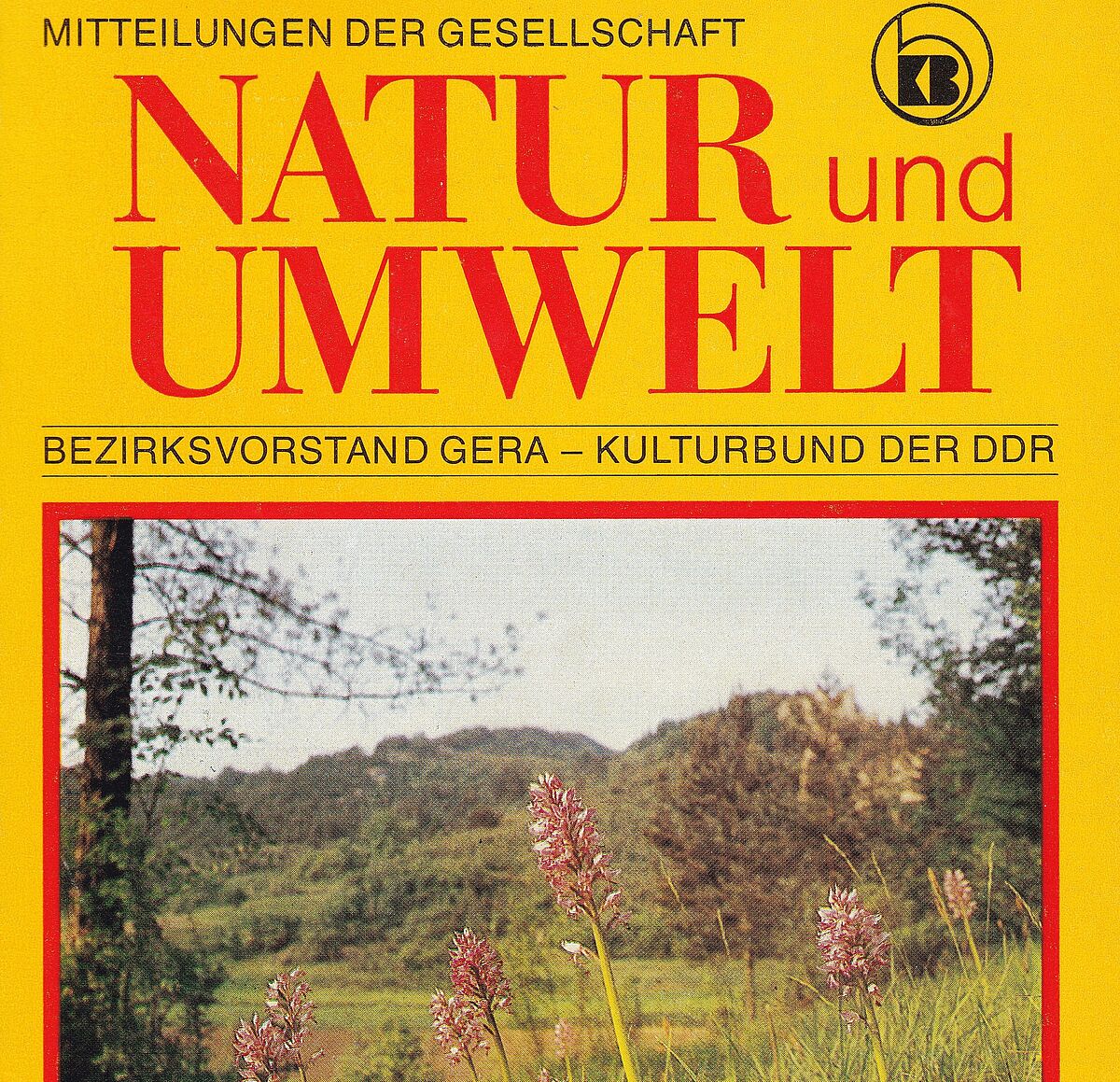 Mitteilungen der Gesellschaft für Natur und Umwelt, Bezirk Gera